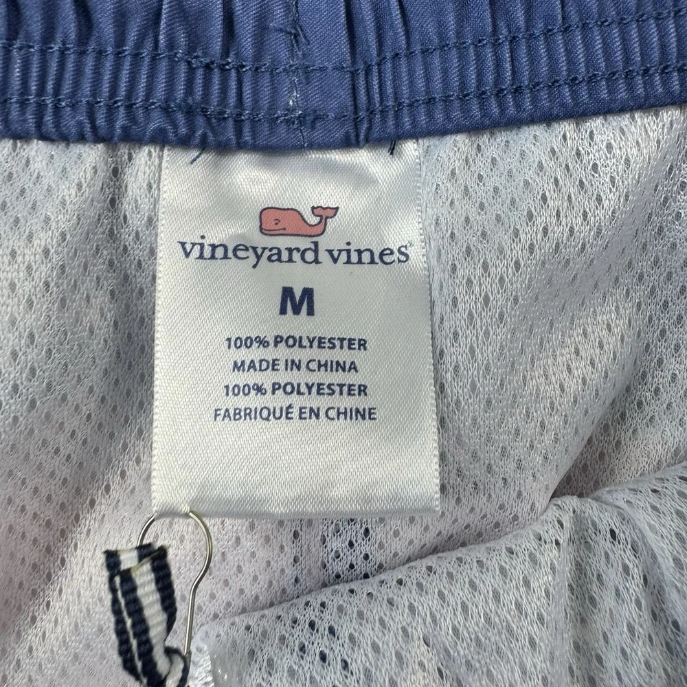 Vineyard Vines Chappy Lined Trunks Whaleline Mens Swimtrunks Size M NWT